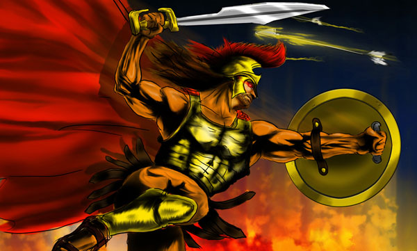 Illustration of Ares